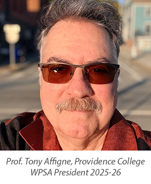 A headshot of professor Tony Affigne, Providence College WPSA President 2025-26