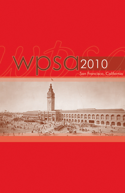 WPSA 2010 San Francisco Program